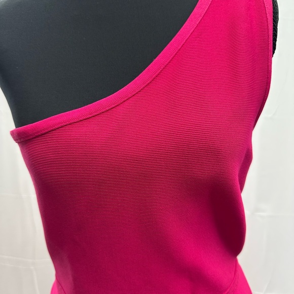 BCBGMAXAZRIA Red/pink body con dress L NWTS - Picture 2 of 4
